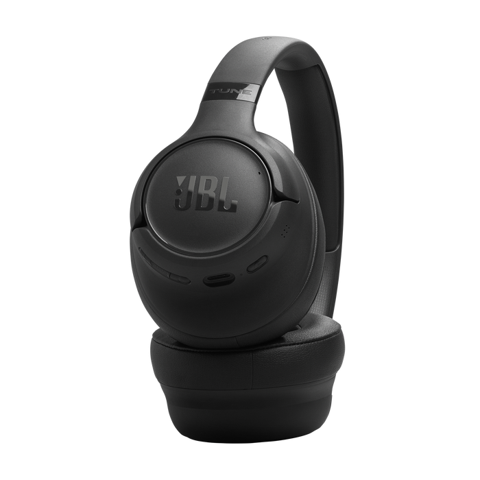 Jbl tune 730bt črne bluetooth slušalke upravljalne tipke in mikrofon