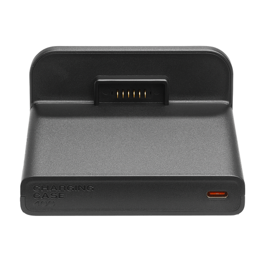 JBL Battery 400 with Charging Case - Black - An easy-to-replace spare battery with charging case - Back image number null