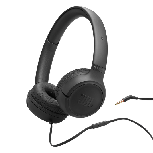 JBL Tune 530 Wired - Black - Wired on-ear headphones - Hero image number null