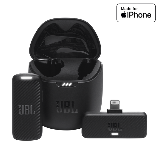JBL Quantum Stream Wireless Lightning - Black - Wearable wireless streaming microphone for Lightning connection - Hero image number null