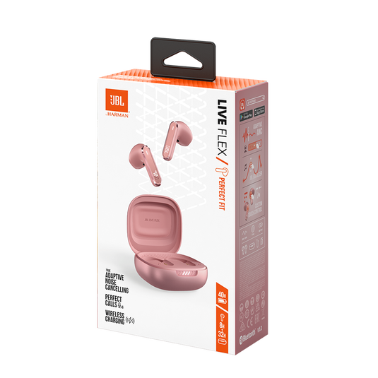 JBL Live Flex - Rose - True wireless Noise Cancelling earbuds - Detailshot 11 image number null