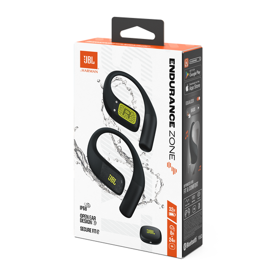 JBL Endurance Zone - Black / Lime - True Wireless open-ear sport headphones - Detailshot 15 image number null