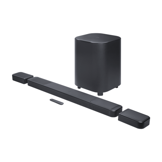 JBL Bar 1300XMK2 - Black - 11.1.4 channel soundbar system with detachable surround speakers and Dolby Atmos® and DTS:X® - Hero image number null