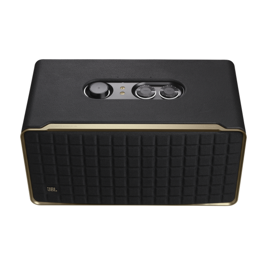 JBL Authentics 500 - Black - Hi-fidelity smart home speaker with Wi-Fi, Bluetooth and Voice Assistants with retro design. - Detailshot 2 image number null