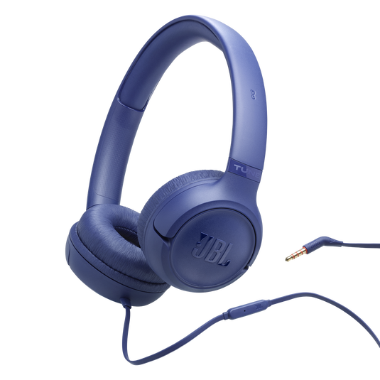 JBL Tune 530 Wired - Blue - Wired on-ear headphones - Hero image number null