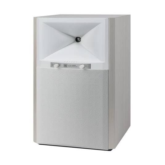 4305P Studio Monitor - White Aspen - Powered Bookshelf Loudspeaker System - Detailshot 3 image number null