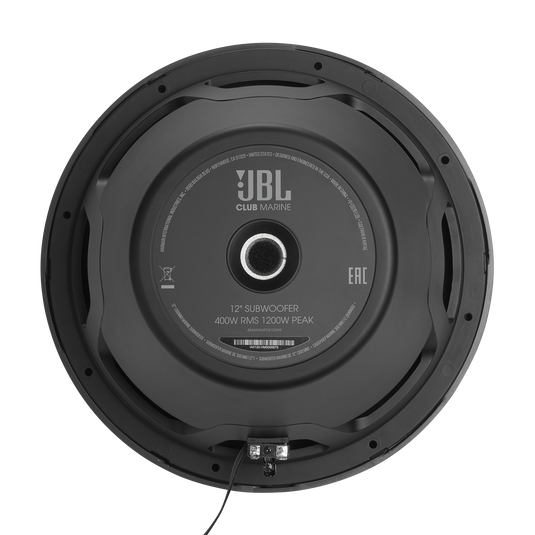 Club Marine 12" Subwoofer - White Gloss - Back image number null
