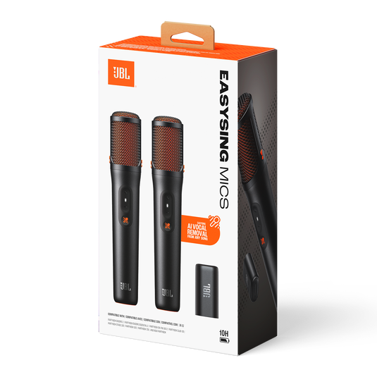 JBL Xtreme 5＋EasySing Mics（スピーカー、マイクセット） JBL EasySing Mics | Two wireless AI-powered microphones with real