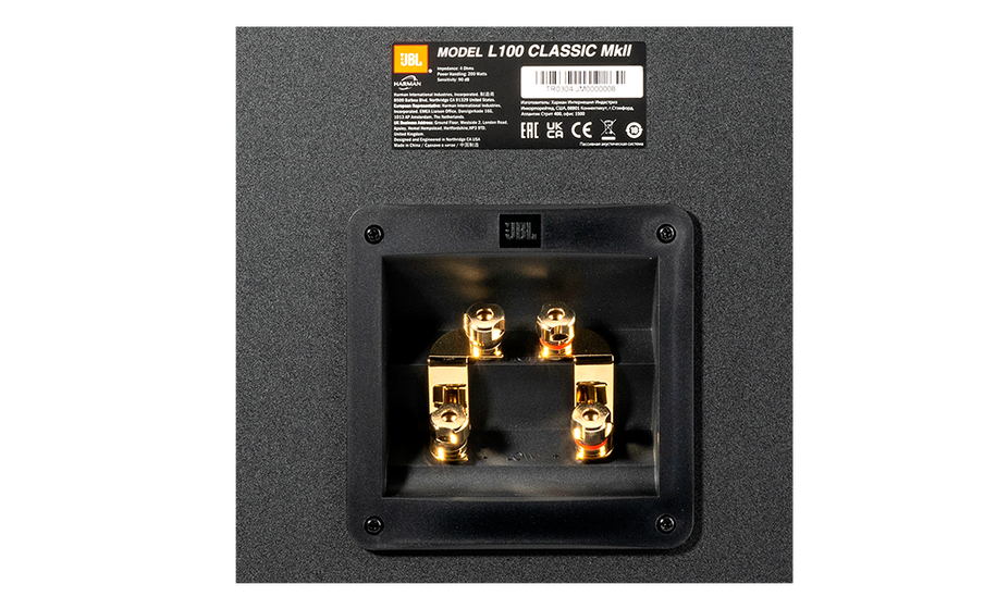 L100 Classic MkII Separated Bi-wire / Bi-amp crossover network and dual sets of gold-plated binding posts - Image