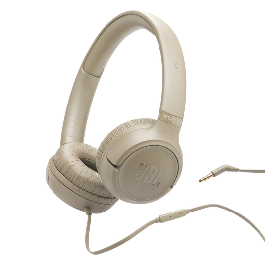 JBL Tune 530 Wired - Beige - Wired on-ear headphones - Hero image number null