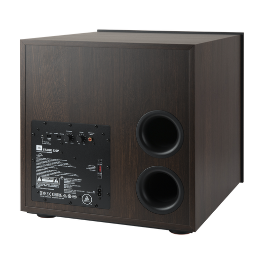 Stage 220P - Espresso - 12-inch (300mm) 500W Powered Subwoofer - Detailshot 6 image number null