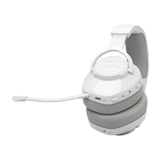 JBL Quantum 360 Wireless - White - Wireless over-ear gaming headset with surround sound and detachable mic - Detailshot 5 image number null
