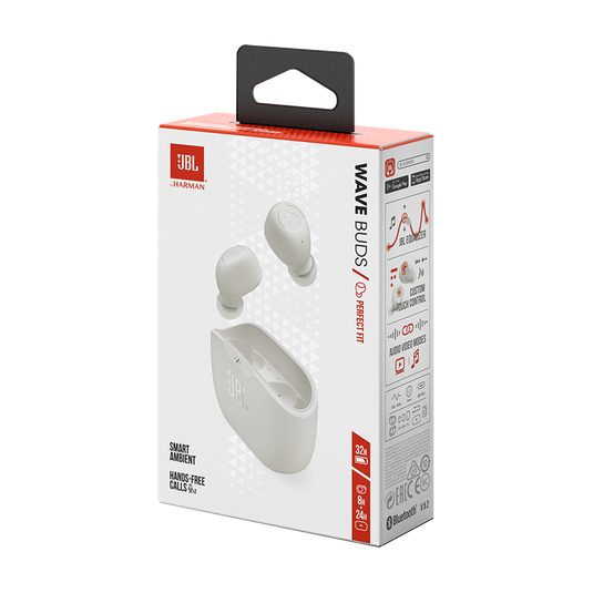 JBL Vibe Buds - White - True wireless earbuds - Detailshot 10 image number null