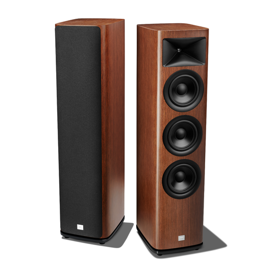 HDI-3600 - Walnut - 2 ½-way Triple 6.5-inch (165mm) Floorstanding Loudspeaker - Detailshot 1 image number null
