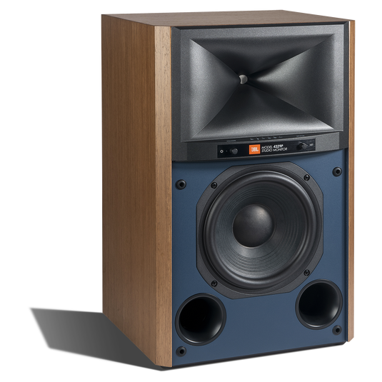 4329P Studio Monitor Powered Loudspeaker System - Natural Walnut - Powered Bookshelf Loudspeaker System - Right image number null