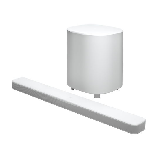 JBL Bar 500MK2 - White - 5.1 channel soundbar system with Dolby Atmos® - Detailshot 4 image number null