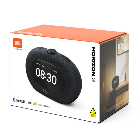 HORIZON 3 JBL PRO SOUND ブラック JBL Horizon 3 | Bluetooth® clock radio speaker with DAB/DAB+/FM
