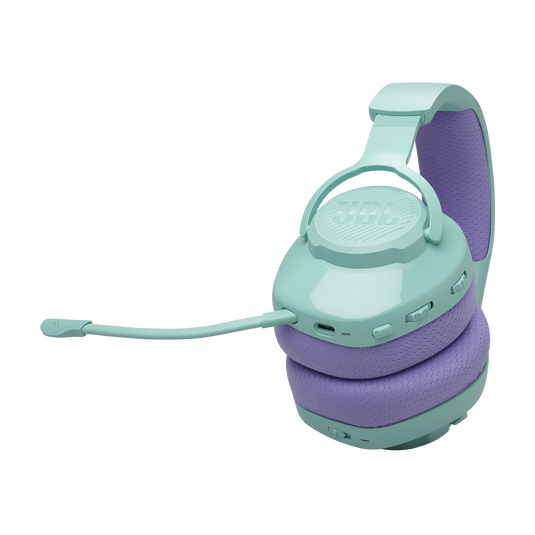 JBL Quantum 360 Wireless - Teal - Wireless over-ear gaming headset with surround sound and detachable mic - Detailshot 5 image number null