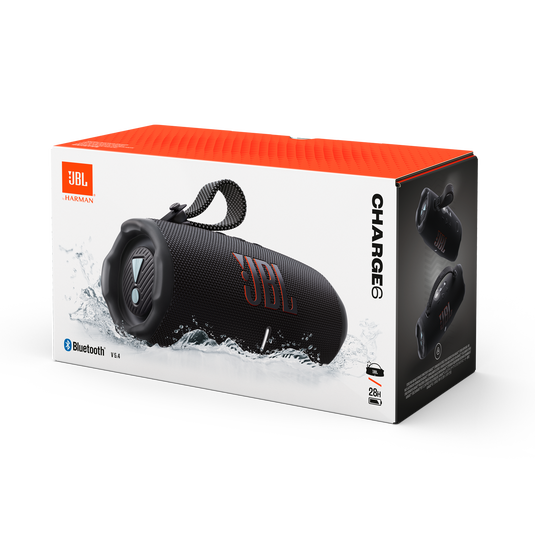 JBL Charge 6 - Black - Portable waterproof and drop-proof Bluetooth speaker - Detailshot 4 image number null