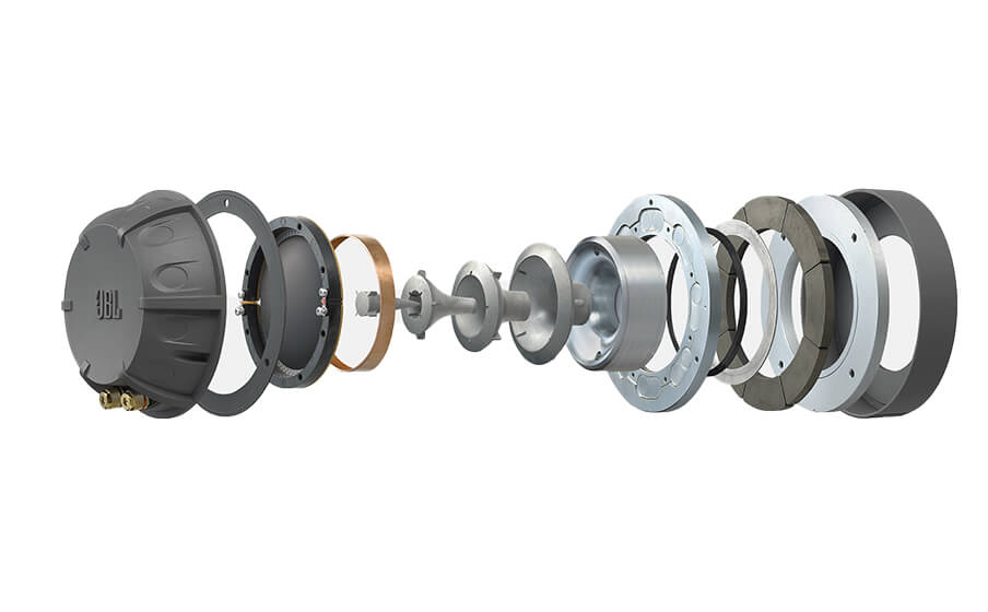 Project K2 S9900 4-inch (100mm) magnesium diaphragm compression driver mated to a patented Bi-Radial horn. - Image