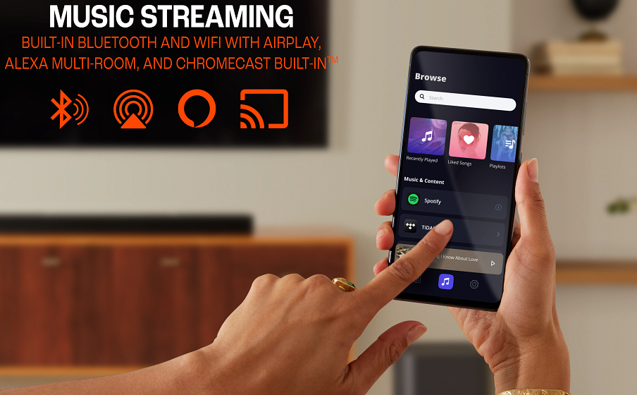 JBL BAR 1300X Built-In Wi-Fi with AirPlay, Alexa Multi-Room Music and Chromecast built-in™ - Image