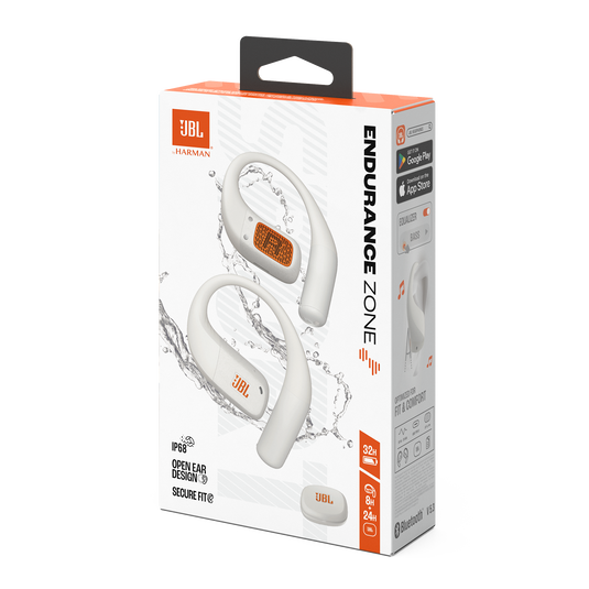 JBL Endurance Zone - White - True Wireless open-ear sport headphones - Detailshot 15 image number null