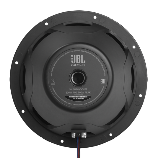 Club Marine 10" Subwoofer - White Gloss - Back image number null
