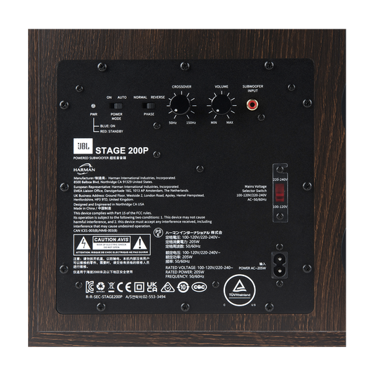 Stage 200P - Espresso - 10-inch (250mm) 300W Powered Subwoofer - Detailshot 8 image number null