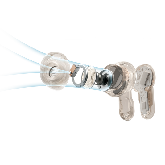 JBL Tour Pro 3 - Latte - True Wireless Noise Cancelling earbuds with Smart Charging Case™ - Detailshot 13 image number null