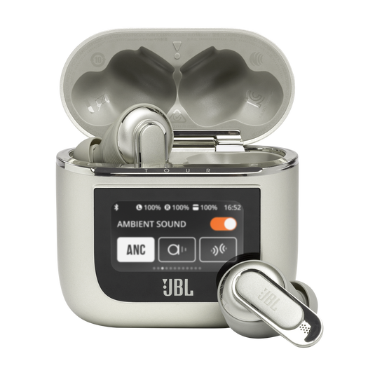 JBL Tour Pro 2 - Champagne - True wireless Noise Cancelling earbuds - Hero image number null