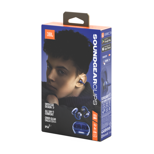JBL Soundgear Clips - Blue - True wireless open-ear headphones - Detailshot 15 image number null