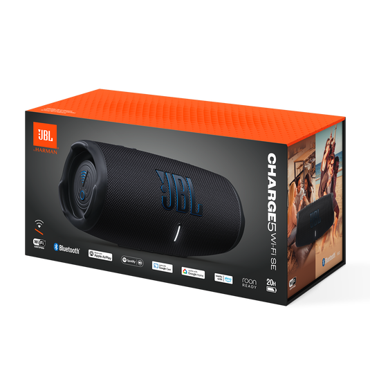 JBL Charge 5 Wi-Fi SE - Black - Portable Wi-Fi and Bluetooth speaker - Detailshot 1 image number null