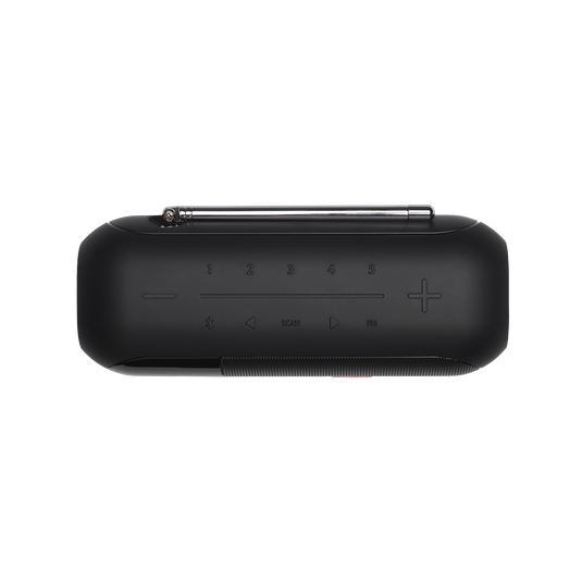 JBL Tuner 2 FM - Black - Portable FM radio with Bluetooth - Top image number null