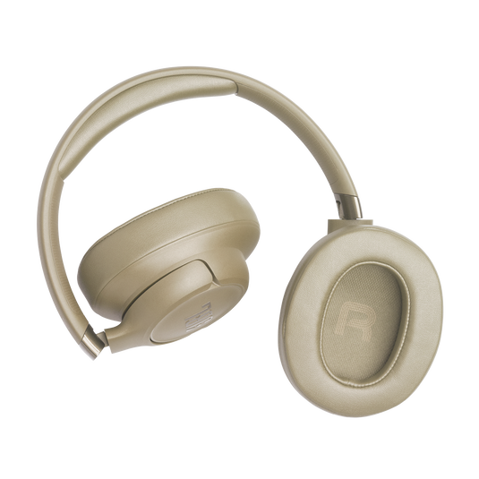 JBL Tune 780NC - Beige - Wireless over-ear Noise Cancelling headphones - Detailshot 2 image number null