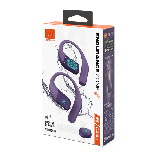JBL Endurance Zone - Purple - True Wireless open-ear sport headphones - Detailshot 15 image number null