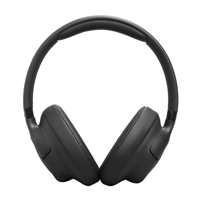 Jbl tune 730bt črne naglavne slušalke pogled od spredaj