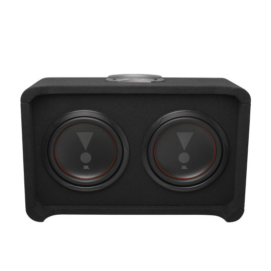 CLUB 1000D - Black - Ported enclosure with two 10" (250mm) Club subwoofers - Front image number null