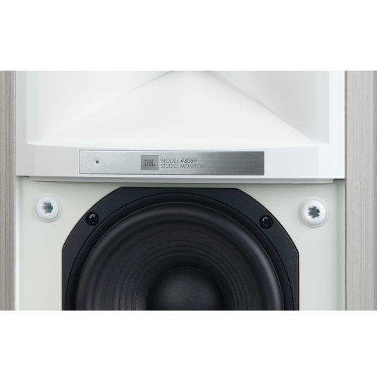 4305P Studio Monitor - White Aspen - Powered Bookshelf Loudspeaker System - Detailshot 17 image number null