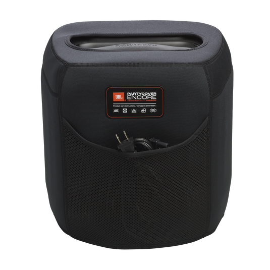JBL PartyCover Encore 2 - Black - Protective cover for JBL PartyBox Encore 2 and Encore Essential 2 speakers - Back image number null