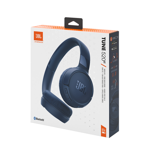 JBL Tune 520BT - Blue - Wireless on-ear headphones - Detailshot 10 image number null