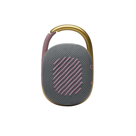 JBL Clip 4 - Grey - Ultra-portable Waterproof Speaker - Back image number null