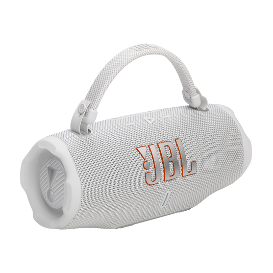 JBL Charge 6 - White - Portable waterproof and drop-proof Bluetooth speaker - Detailshot 1 image number null