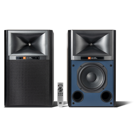 4329P Studio Monitor Powered Loudspeaker System - Black Walnut - Powered Bookshelf Loudspeaker System - Hero image number null