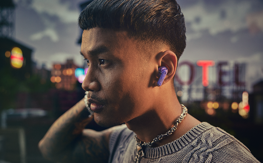 JBL Tune Flex 2 Ghost Edition Adaptive noise cancelling with Smart Ambient - Image