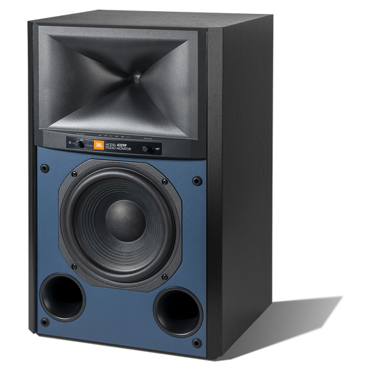 4329P Studio Monitor Powered Loudspeaker System - Black Walnut - Powered Bookshelf Loudspeaker System - Left image number null