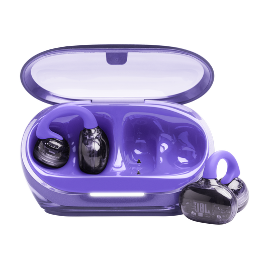 JBL Soundgear Clips - Purple - True wireless open-ear headphones - Hero image number null