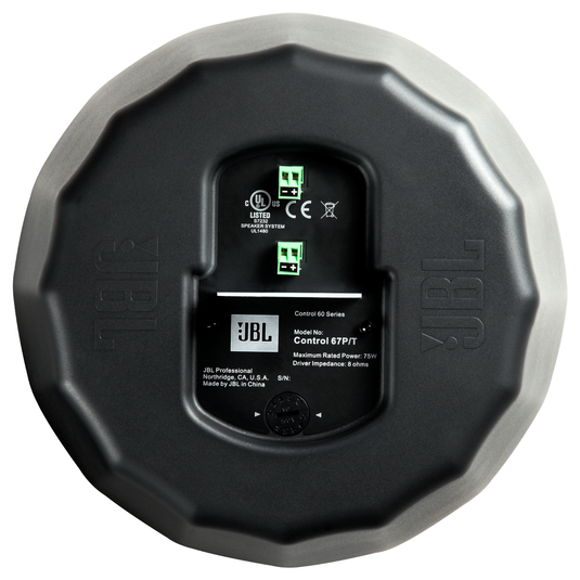 JBL Control 67P/T | Extended Range Full-Range Pendant Speaker