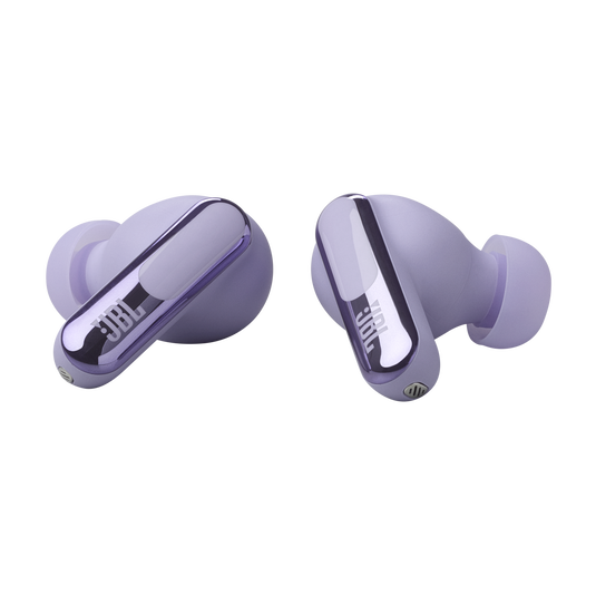 JBL Live Beam 3 - Purple - True wireless noise-cancelling closed-stick earbuds - Detailshot 1 image number null
