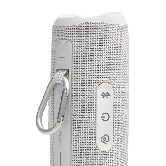 JBL Flip 7 - White - Portable waterproof and drop-proof  speaker - Detailshot 4 image number null