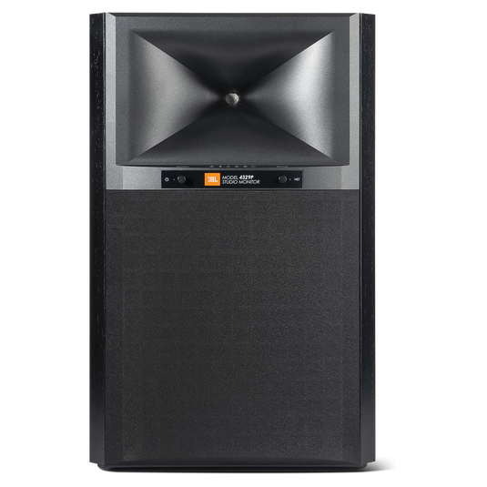 4329P Studio Monitor Powered Loudspeaker System - Black Walnut - Powered Bookshelf Loudspeaker System - Front image number null